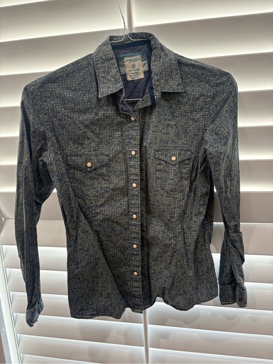 Panhandle Slim Tops - Panhandle Slim Men’s Blue Printed Western Snap Shirt